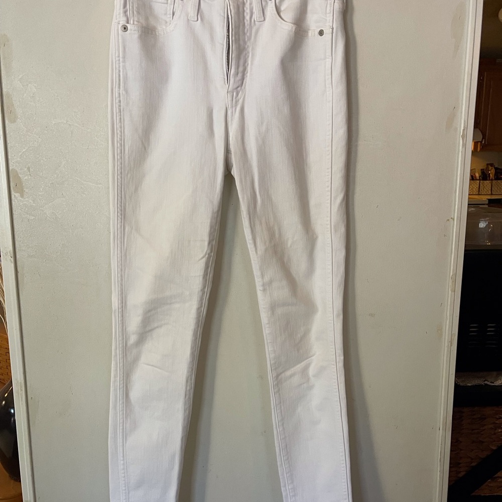 Madewell Women's Crisp White Skinny Jeans